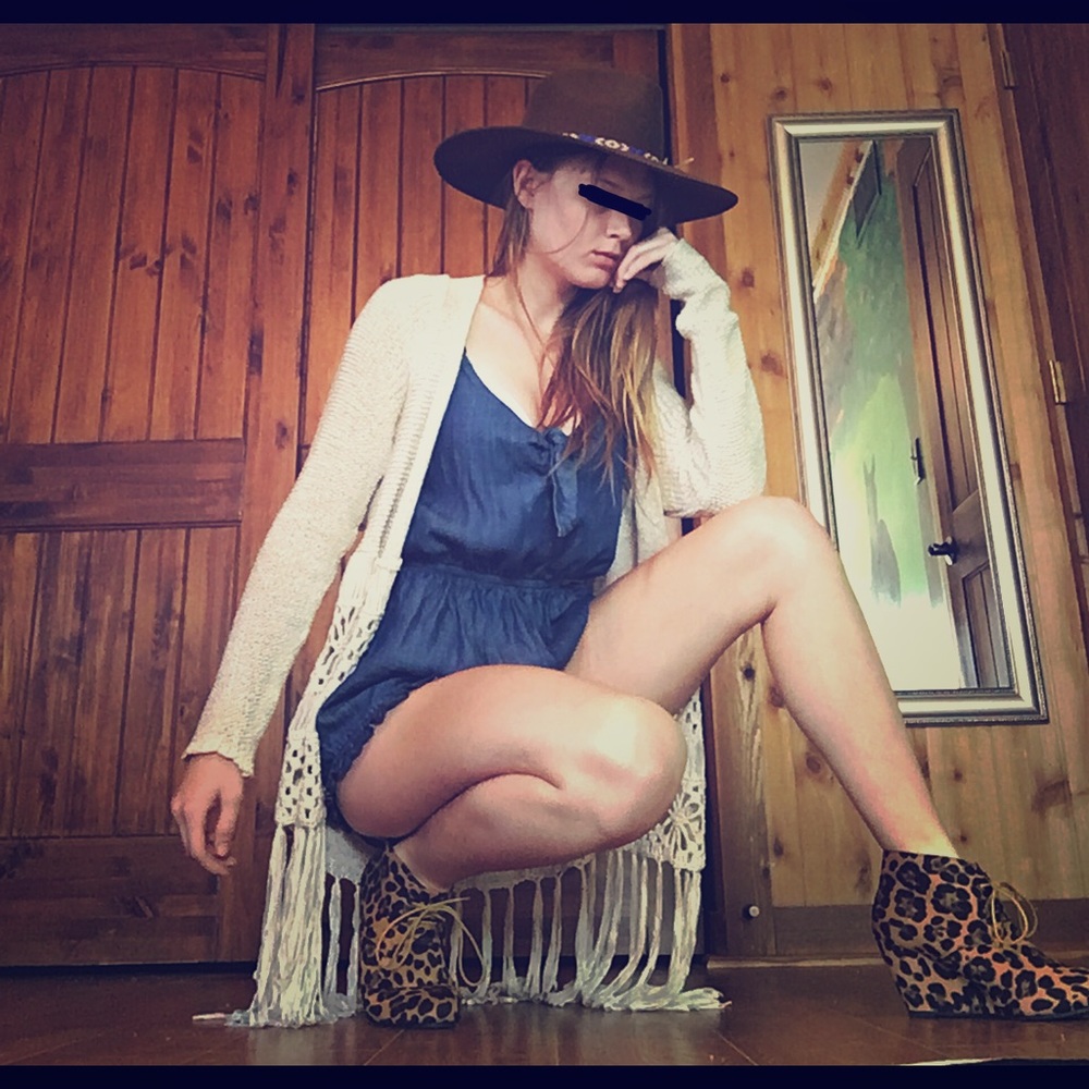 Denim Romper